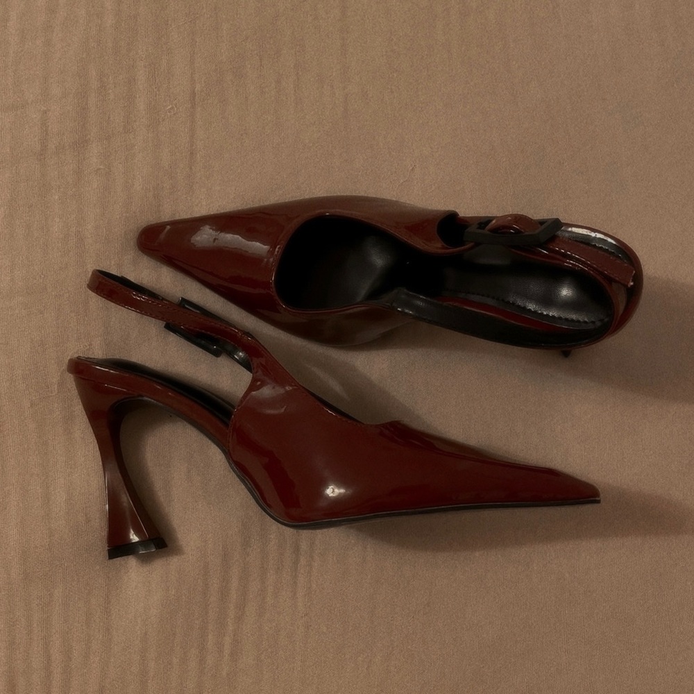 burgundy heels
